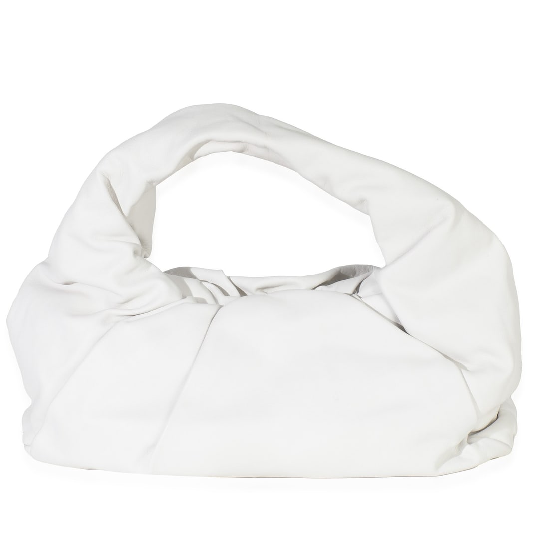 White Leather Small The Shoulder Pouch by Bottega Veneta with Dustbag (1 of 7)