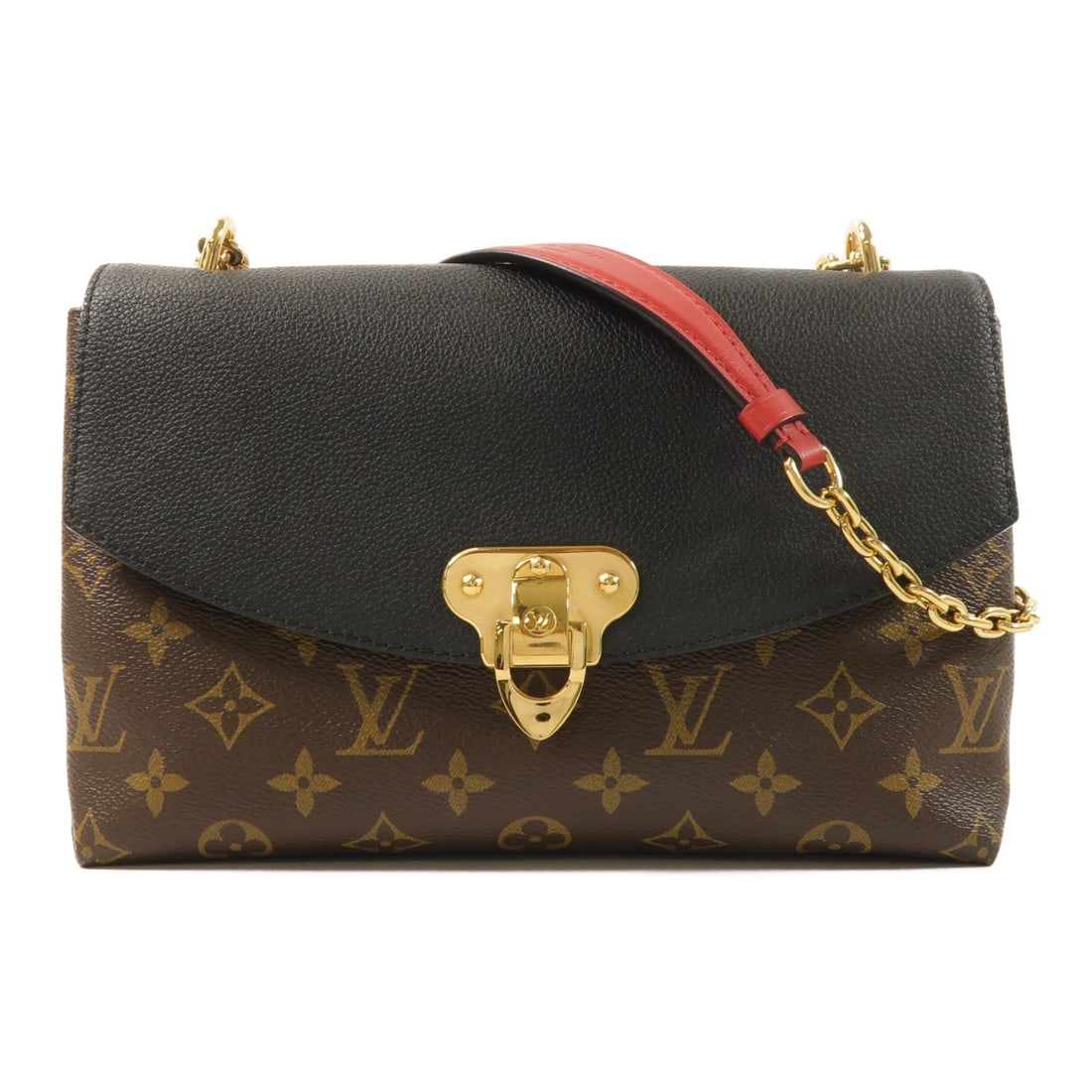 Louis Vuitton Saint Placide Monogram Shoulder Bag with Gold Hardware Brown (1 of 16)
