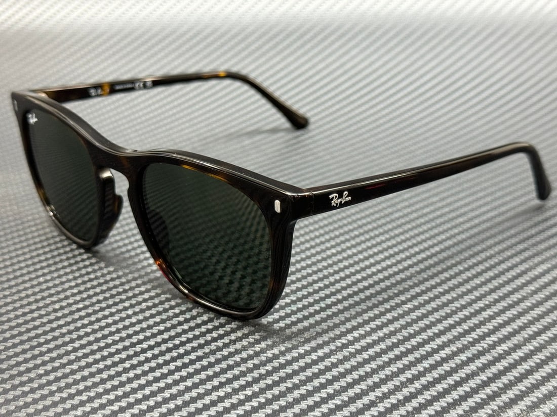 Ray-Ban RB2210 902 31 Havana Brown Green Sunglasses 53 mm Authentic (1 of 5)