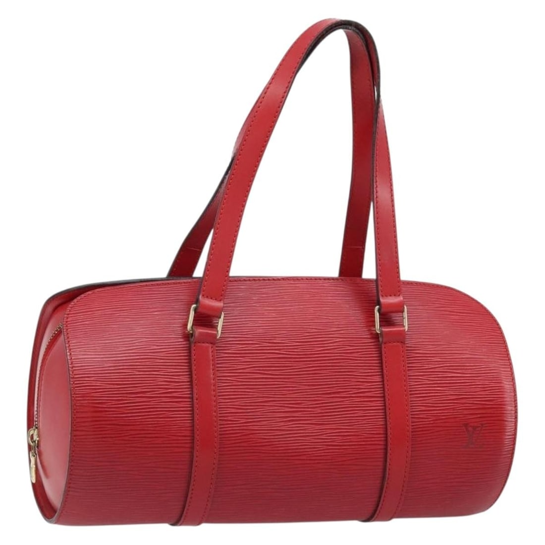 Louis Vuitton Epi Leather Soufflot Red Handbag M52227 with Dust Bag (1 of 18)