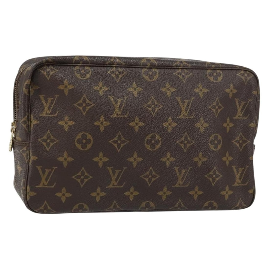 Monogram Canvas Trousse Toilette 28 Clutch by Louis Vuitton M47522: Monogram Canvas Trousse Toilette 28 Clutch by Louis Vuitton M47522 This Louis Vuitton Monogram Trousse Toilette 28 clutch bag features the iconic monogram canvas exterior in classic monogram color. Ma