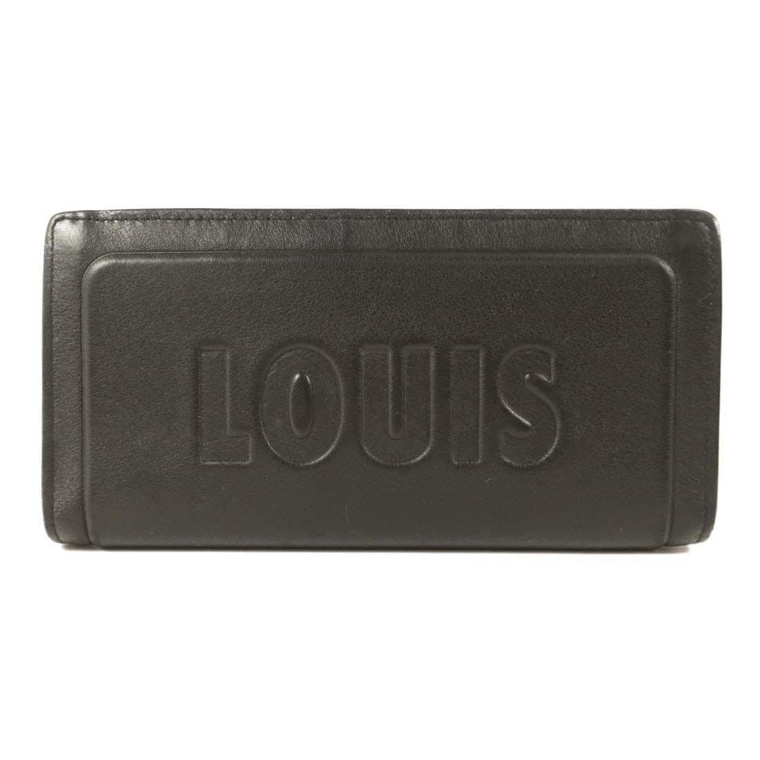 Louis Vuitton Brazza Black Calfskin Leather Bifold Long Wallet M63256 (1 of 16)