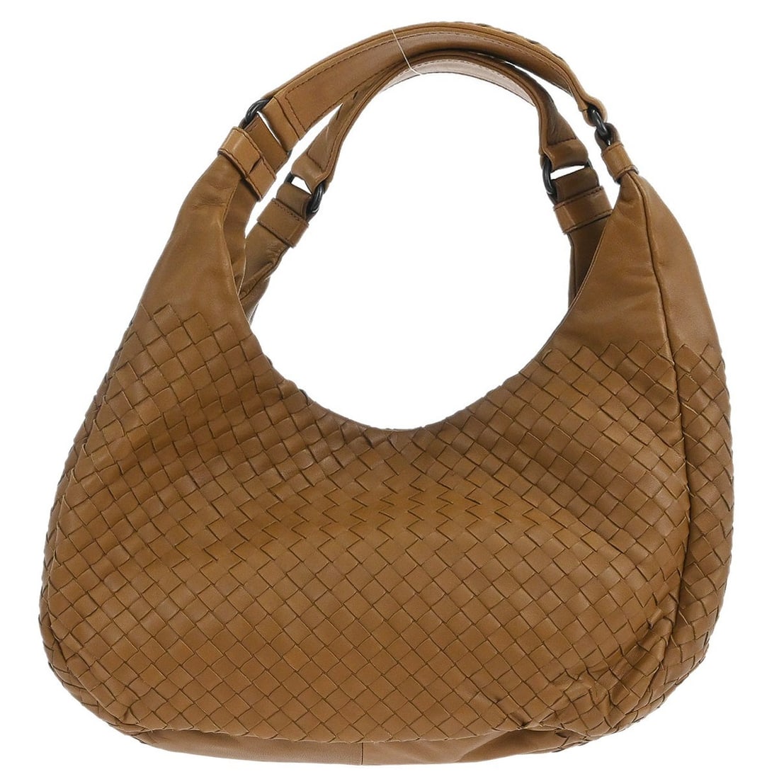 Medium Intrecciato Brown Lambskin Hobo Bag by Bottega Veneta (1 of 10)