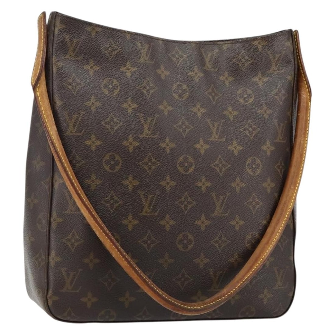 LOUIS VUITTON Monogram Looping GM Shoulder Bag M51145 Authentic France (1 of 18)