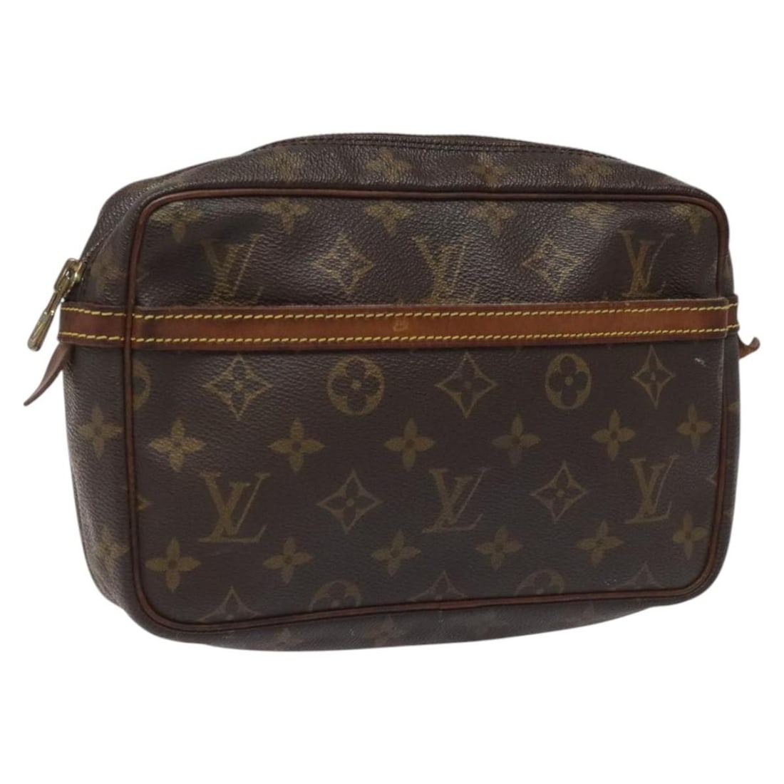 Louis Vuitton Compiegne 23 Monogram Canvas Women's Clutch Bag M51847: Louis Vuitton Compiegne 23 Monogram Canvas Women's Clutch Bag M51847 This Louis Vuitton Compiegne 23 clutch bag features the iconic Monogram canvas exterior with a monogram pattern. Designed for women