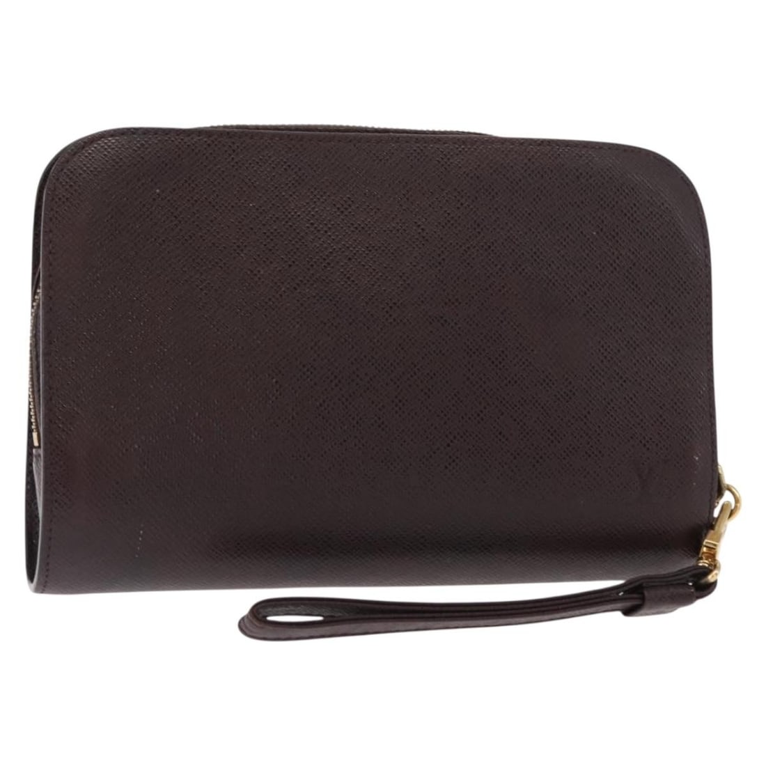 LOUIS VUITTON Taiga Baikal Clutch Bag Acajou M30186 Auth: LOUIS VUITTON Taiga Baikal Clutch Bag Acajou M30186 Auth This LOUIS VUITTON Taiga Baikal Clutch Bag in Acajou features a sophisticated design crafted from premium Taiga leather. With dimensions of app