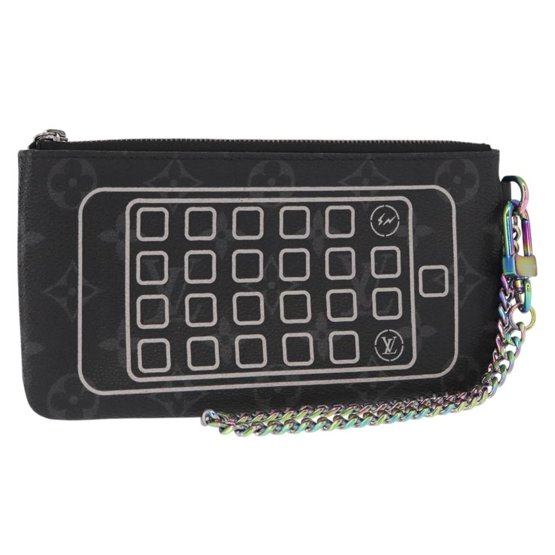 LOUIS VUITTON Monogram Eclipse iPhone Case M64433 Auth (1 of 18)