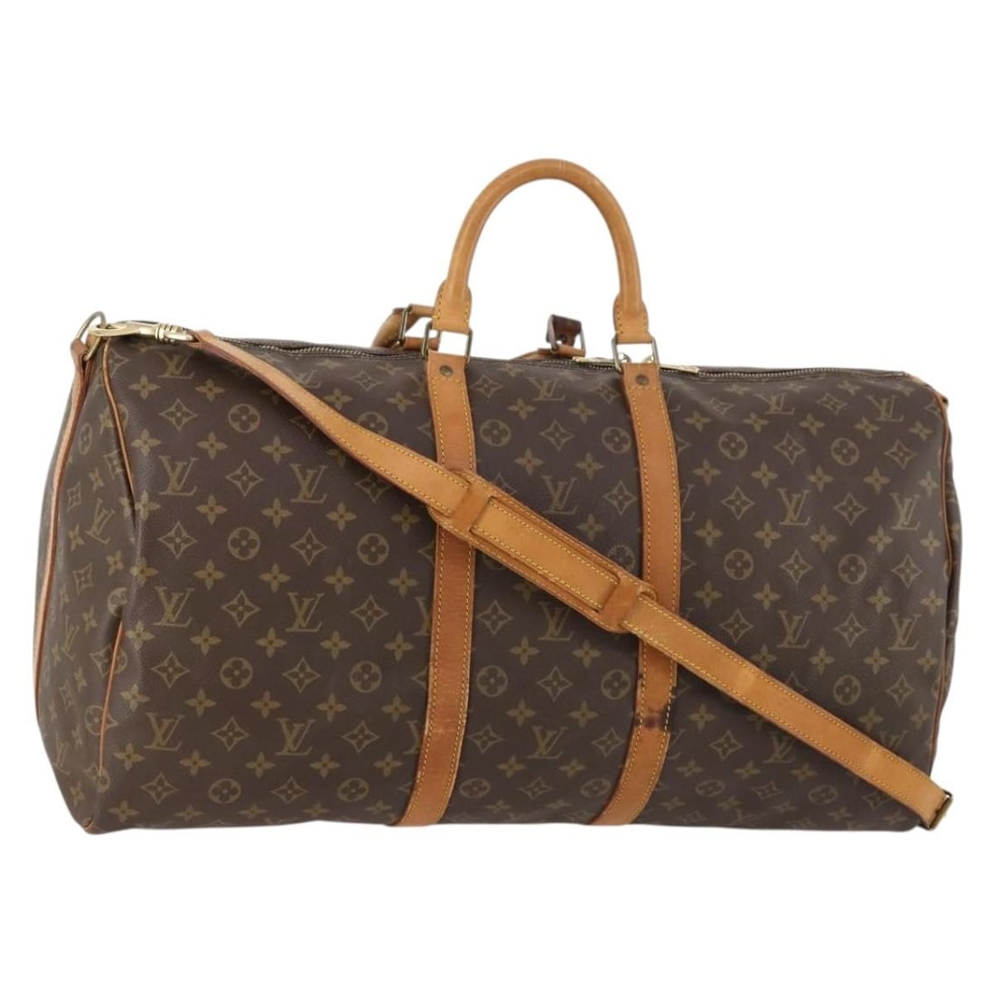 Louis Vuitton Keepall Bandouliere 55 Monogram Canvas Boston Bag M41414 France (1 of 18)