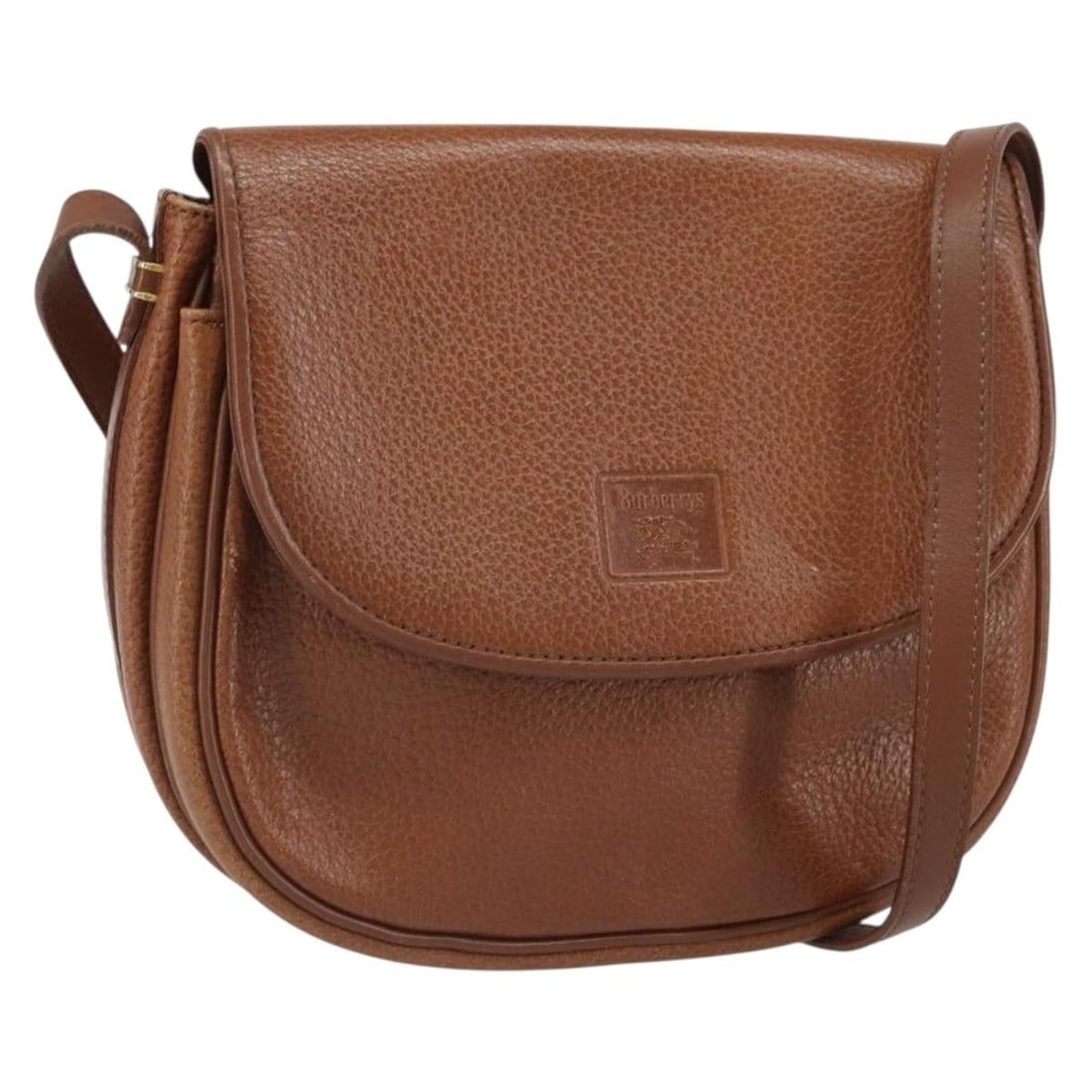 Burberrys Brown Leather Shoulder Bag Gold Detail Italy: Burberrys Brown Leather Shoulder Bag Gold Detail Italy This Burberrys shoulder bag features a brown leather exterior with gold-tone accents. Designed for everyday use, it offers a structured silhouett