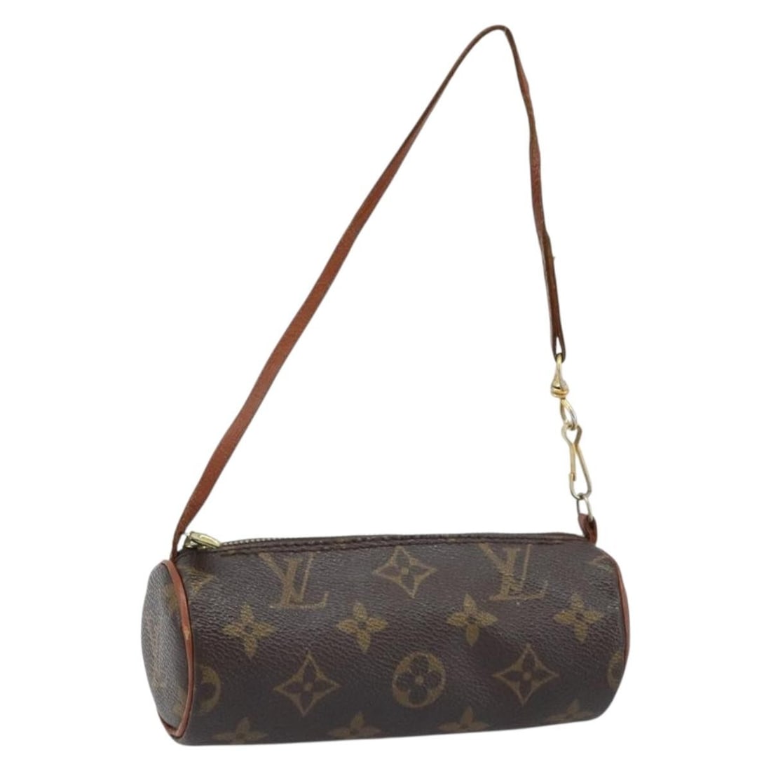 Monogram Canvas Papillon Pouch by Louis Vuitton for Women: Monogram Canvas Papillon Pouch by Louis Vuitton for Women This Louis Vuitton Monogram Papillon pouch features the iconic monogram canvas exterior in a classic design. The pouch is designed for women a