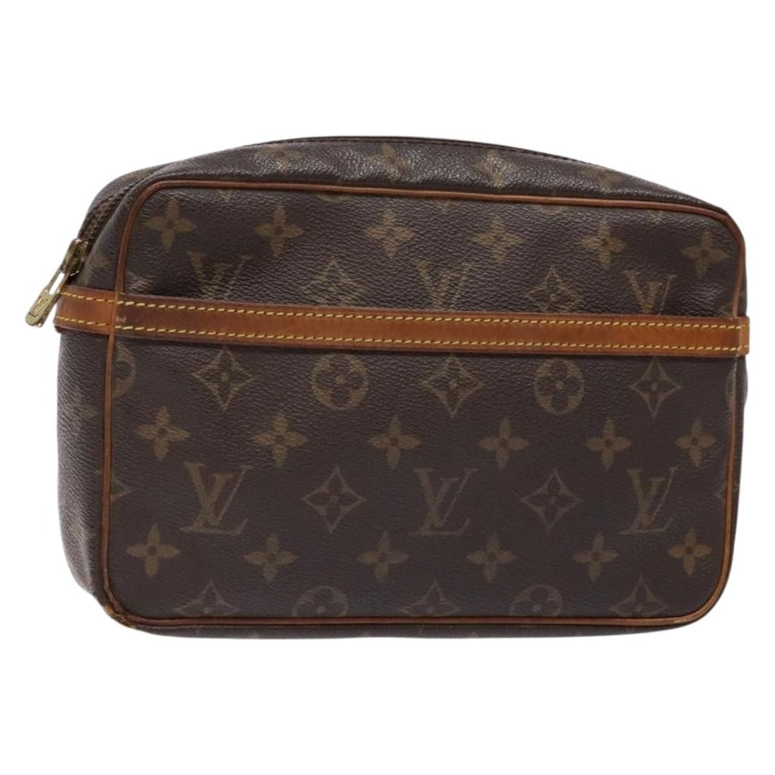 Louis Vuitton Monogram Compiegne 23 Clutch Bag M51847 Authentic France: Louis Vuitton Monogram Compiegne 23 Clutch Bag M51847 Authentic France This LOUIS VUITTON Monogram Compiegne 23 Clutch Bag (Model M51847) is a classic accessory crafted from durable Monogram Canvas in