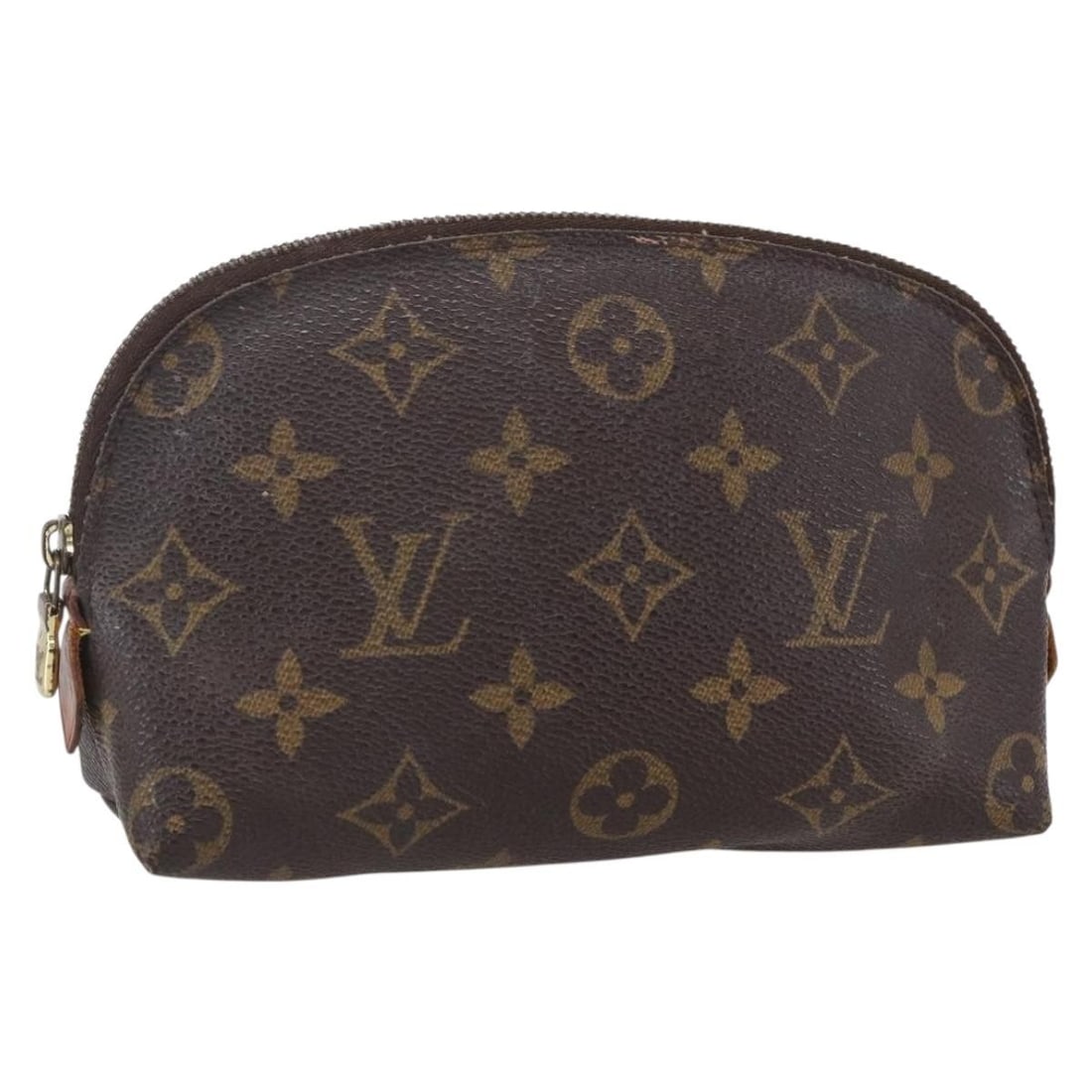 LOUIS VUITTON Monogram Pochette Cosmetic Pouch M43998 LV Authentic (1 of 17)