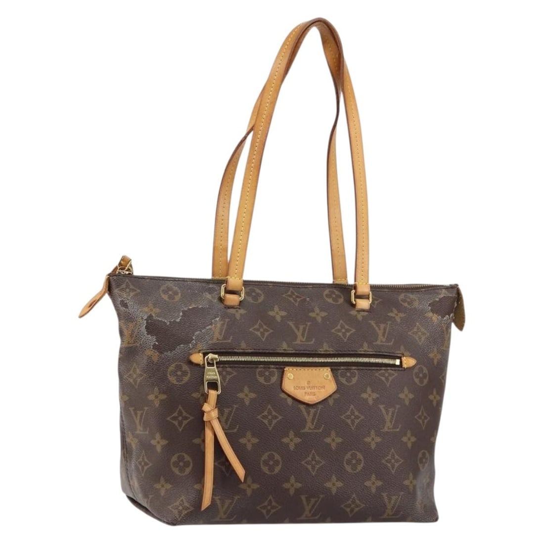 Louis Vuitton Jena PM Monogram Canvas Tote Bag M42268 France: Louis Vuitton Jena PM Monogram Canvas Tote Bag M42268 France This Louis Vuitton Monogram Jena PM Tote Bag features the iconic monogram canvas and is crafted in France. The tote is designed with a spac