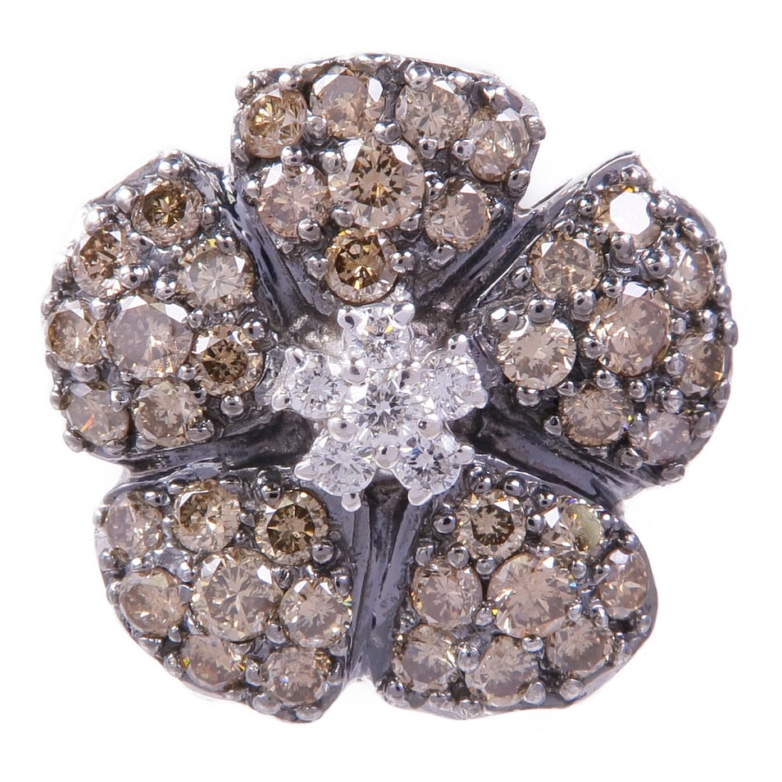 Exquisite Diamond Pendant Top in 18K White Gold (1 of 6)