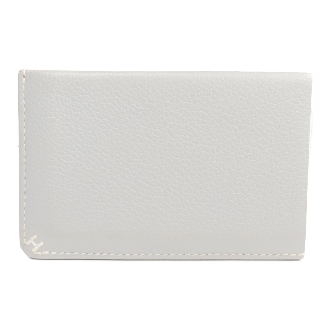 Evercolor Leather Card Holder in Gris Meyer by Hermes: Evercolor Leather Card Holder in Gris Meyer by Hermes This Hermes card case is crafted from Evercolor calfskin leather in a gray shade. Designed for women, it features a regular size and is made in Fr