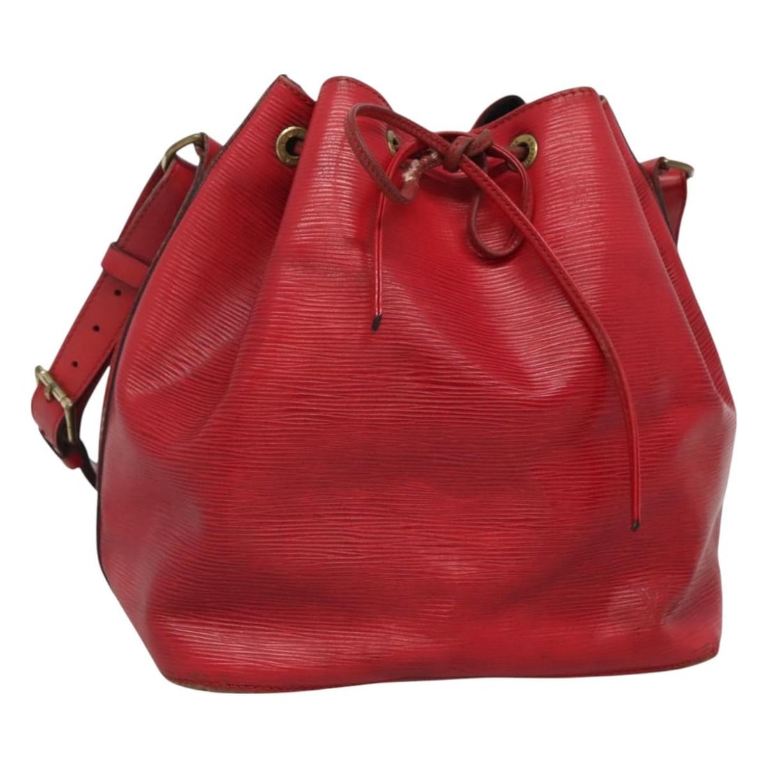 Louis Vuitton Petit Noe Red Epi Leather Shoulder Bag France (1 of 18)