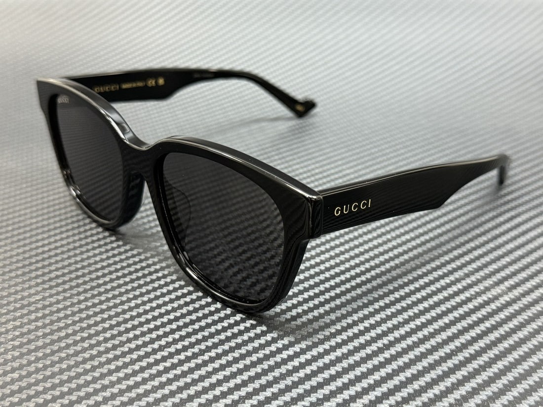 GUCCI GG1430SK 001 Black Grey Men's Sunglasses with Authenticity Certificate (1 of 5)