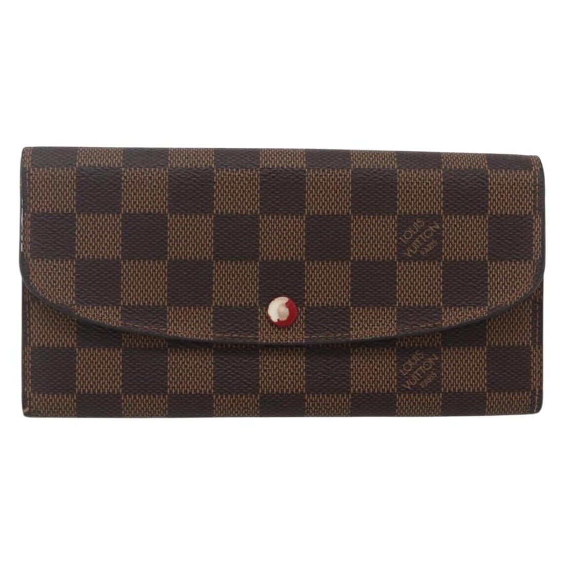 Louis Vuitton Emilie Wallet Brown Canvas Spain 19cm Womens Accessory (1 of 18)