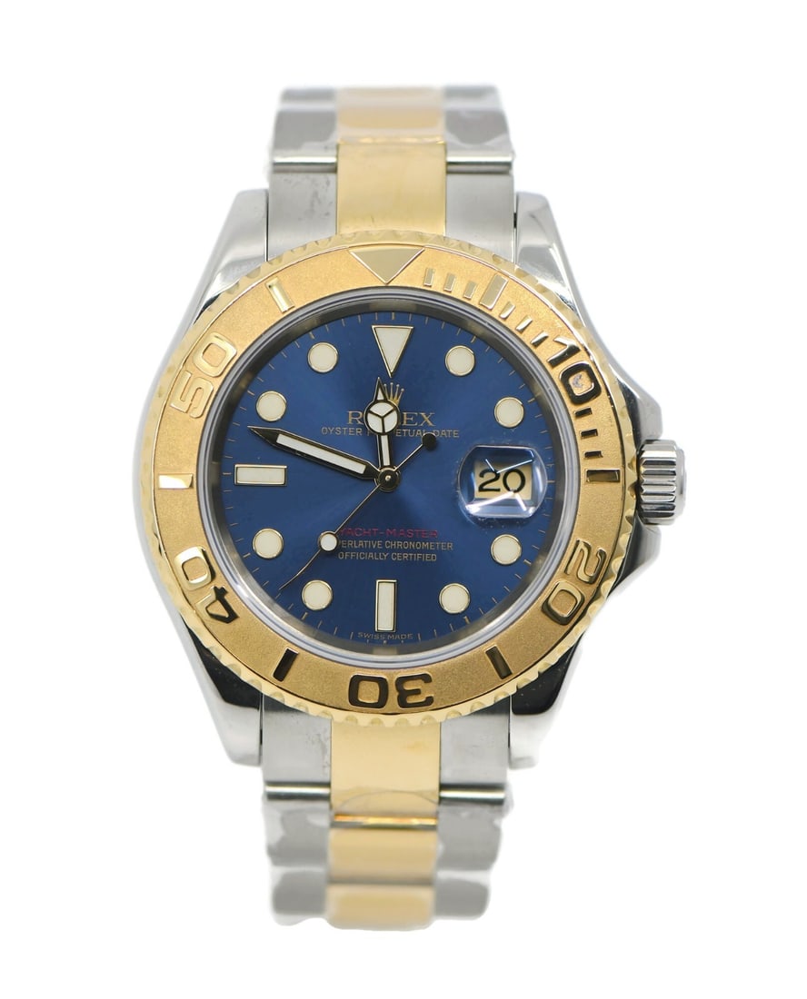 Yacht-Master 16623 Automatic Blue Dial Steel and 18K Gold Rolex Watch 40mm (1 of 5)