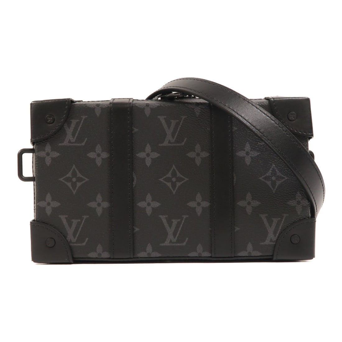 Louis Vuitton Soft Trunk Monogram Eclipse Black Shoulder Wallet Bag M69838 (1 of 14)