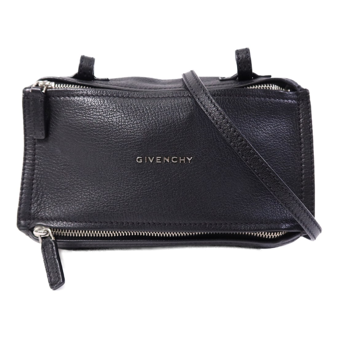 Mini Pandora Black Calfskin Leather Shoulder Bag by Givenchy SHW (1 of 13)