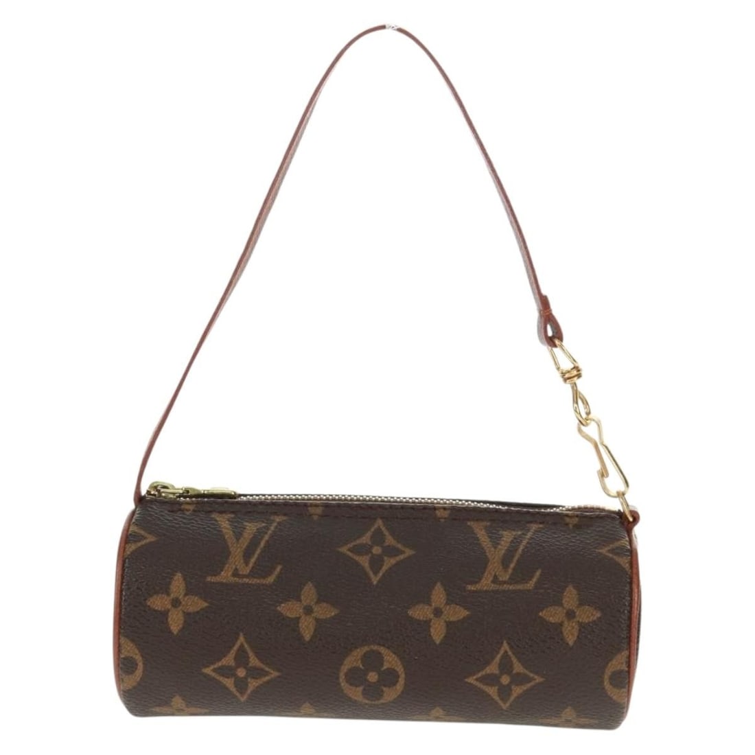 Louis Vuitton Monogram Papillon Pochette Canvas Bag Brown 15.5cm (1 of 18)