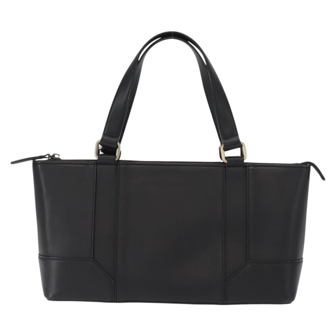 Black Leather Vintage Tote by Burberry 30cm x 17cm x 10cm (1 of 18)