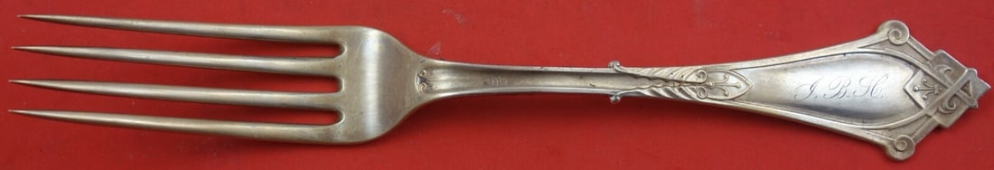 Wood & Hughes Viola Sterling Silver Dinner Fork 7 3/4" Heirloom (1 of 3)