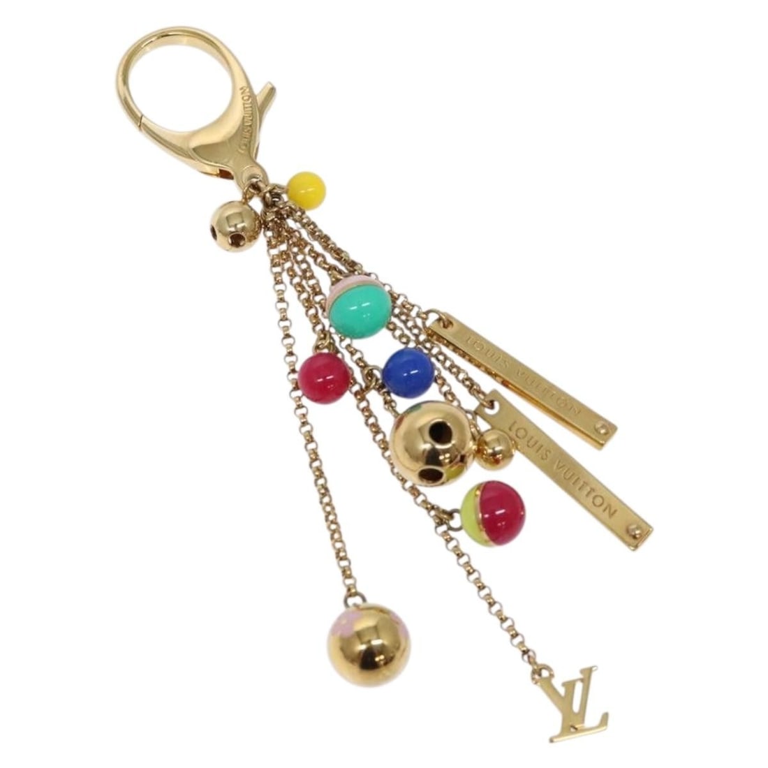 Louis Vuitton Porte Cles Grullo Gold Key Holder M62227 Italy Auth: Louis Vuitton Porte Cles Grullo Gold Key Holder M62227 Italy Auth This elegant Louis Vuitton Porte Cles Grullo Key Holder is crafted from durable metal and features a stunning gold finish. Measuring a