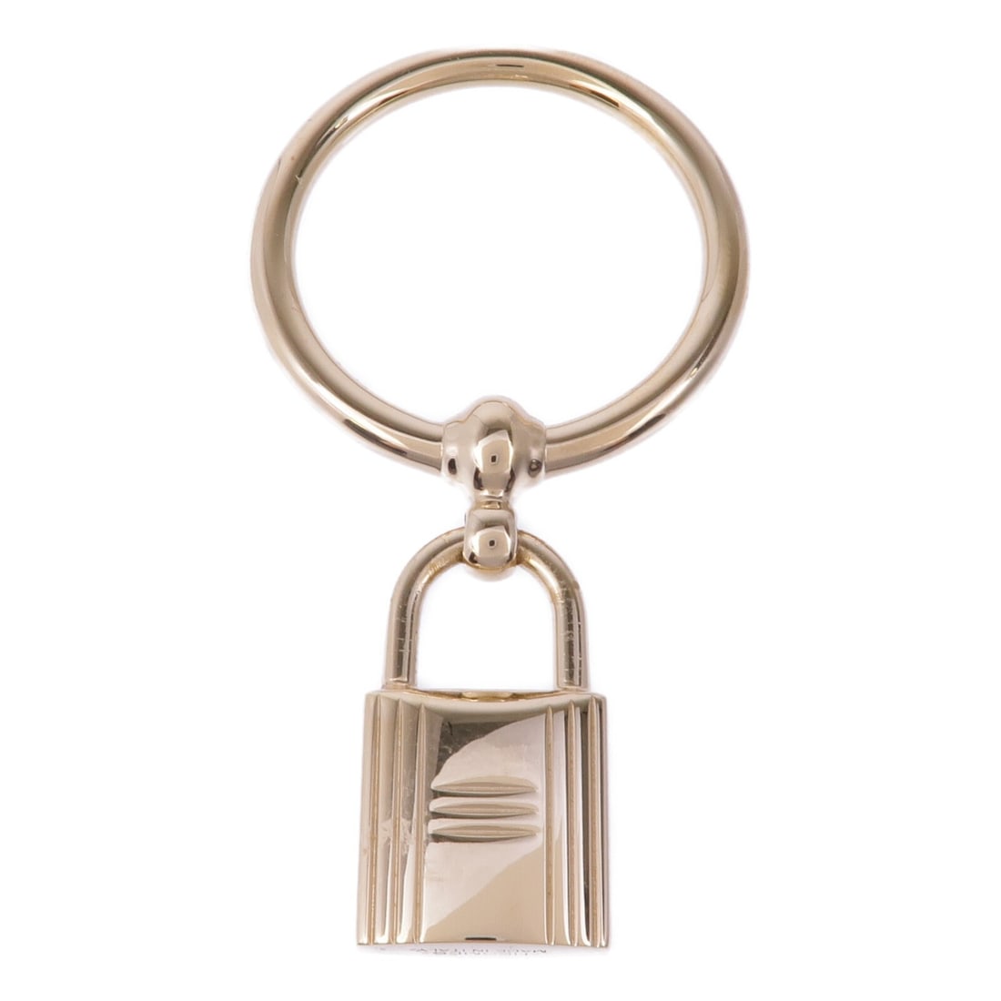 HERMES Gold Scarf Ring Metal Accessory France (1 of 8)