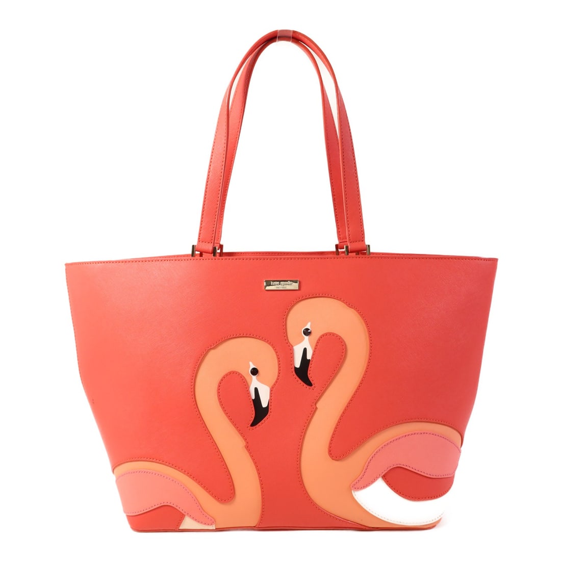 Kate Spade Red GHW PVC Coated Canvas Shoulder Tote Bag (1 of 16)