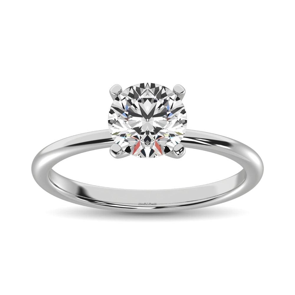 14K White Gold Lab Grown Diamond 2 Ct.Tw. IGI Certified VS F+ Solitaire Ring (Available in 1ct to (1 of 4)