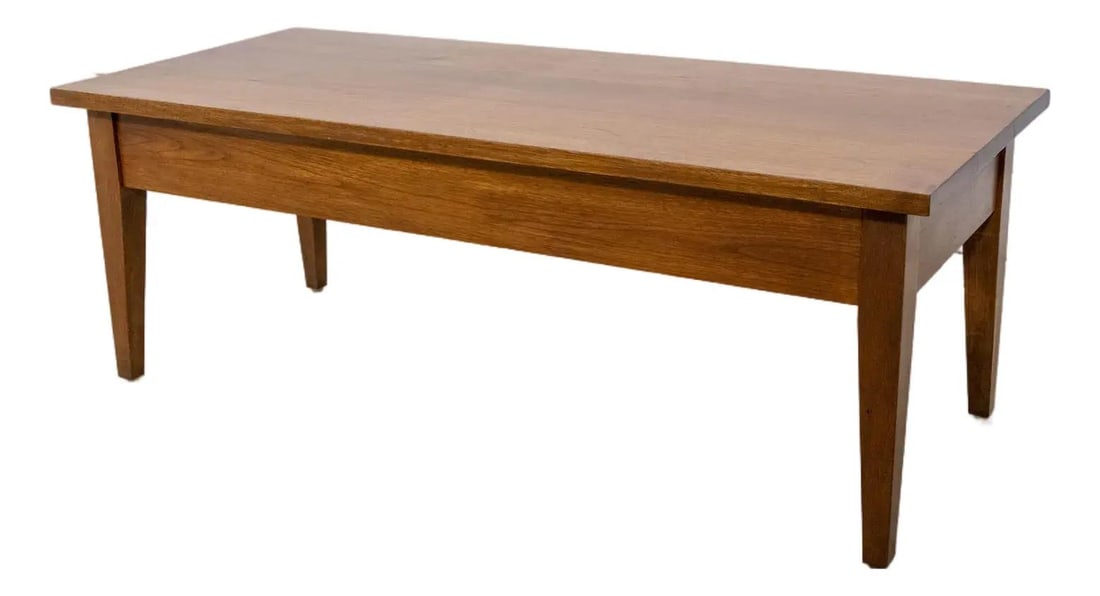 Handcrafted Walnut Primitive Coffee Table 42 x 18 x 15.5 (1 of 8)