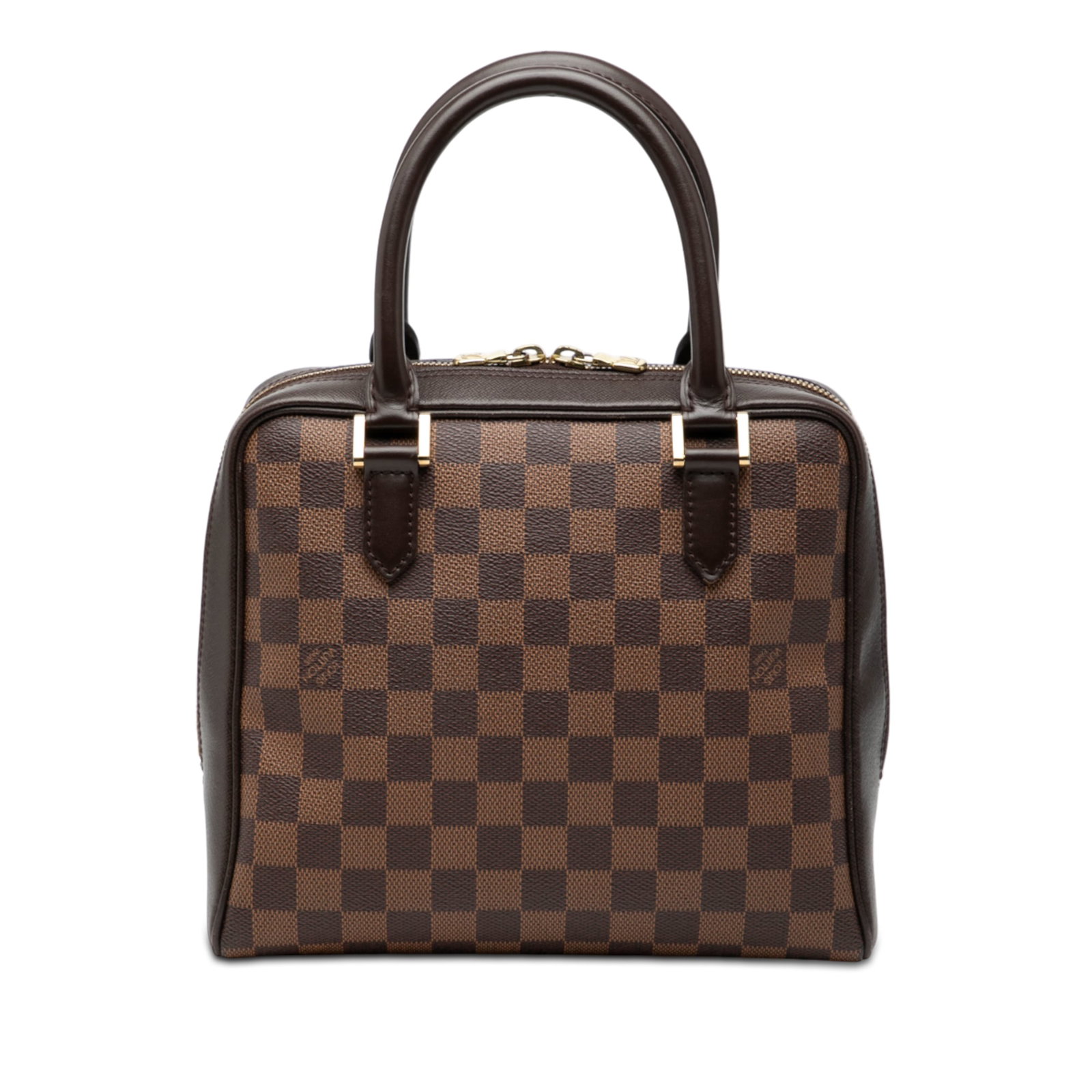 Damier Ebene Brera handbag with leather trim by Louis Vuitton (1 of 7)