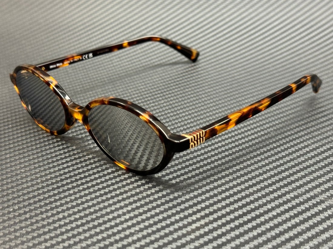 Miu Miu MU 04ZSF VAU07F Honey Havana Silver Mirror Sunglasses (1 of 5)