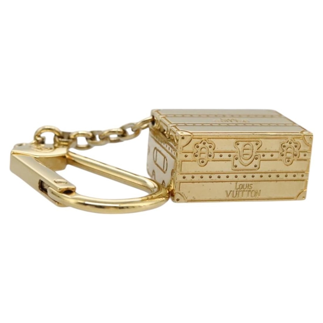 Gold Metal LV Trunk Bag Charm Accessory by Louis Vuitton (1 of 9)