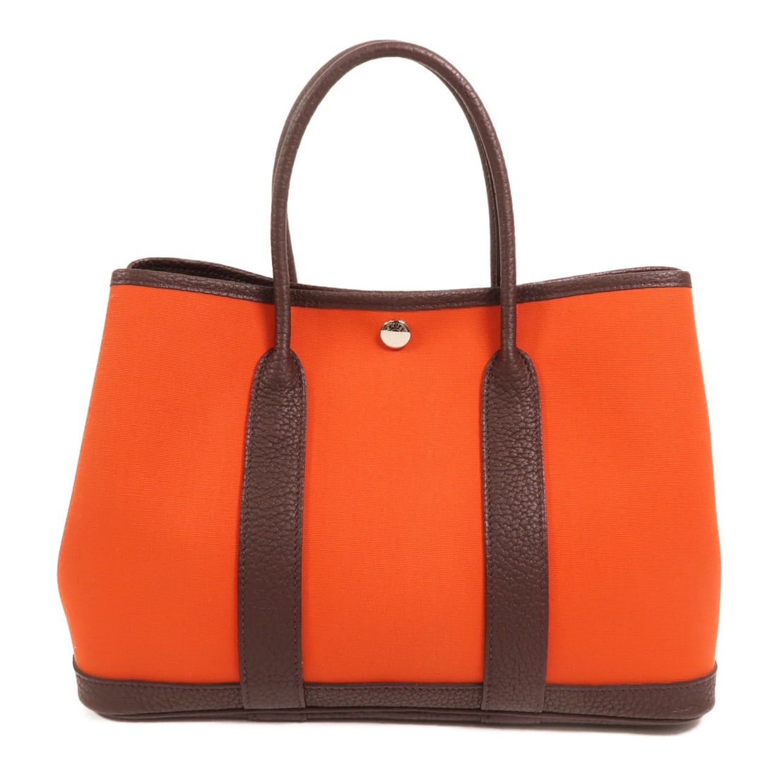 Cuivre Canvas Garden Party TPM Tote with Palladium Hardware by Hermes (1 of 14)