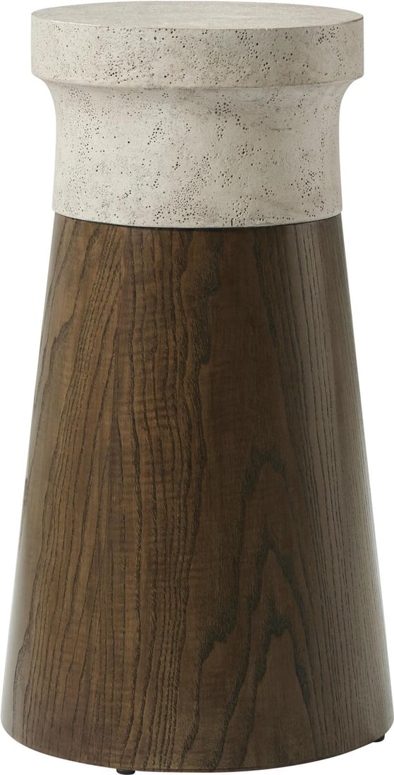 Theodore Alexander Catalina Circular Accent Table in Earth Finish (1 of 6)