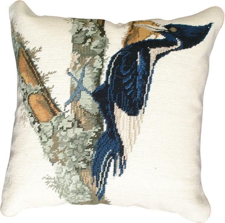 Ivory Billed Woodpecker Eclectic Decorative Pillow 18x18 (1 of 1)