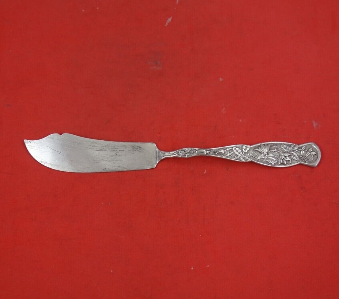 Knowles Rose aka Bug Sterling Silver Master Butter Knife 6 7/8" (1 of 3)
