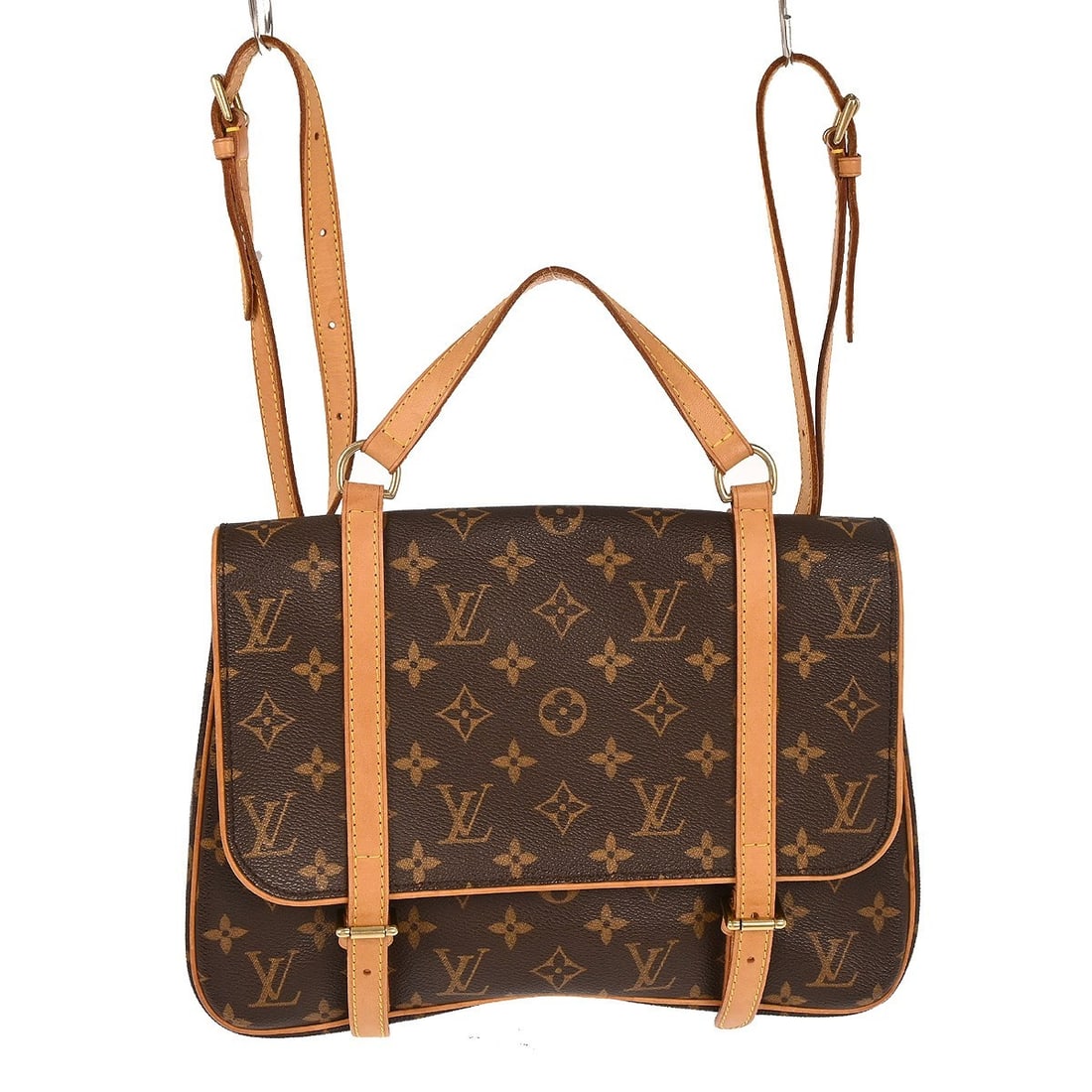 Louis Vuitton Marelle Sac A Dos Monogram Canvas 3-Way Brown Backpack M51158 (1 of 12)
