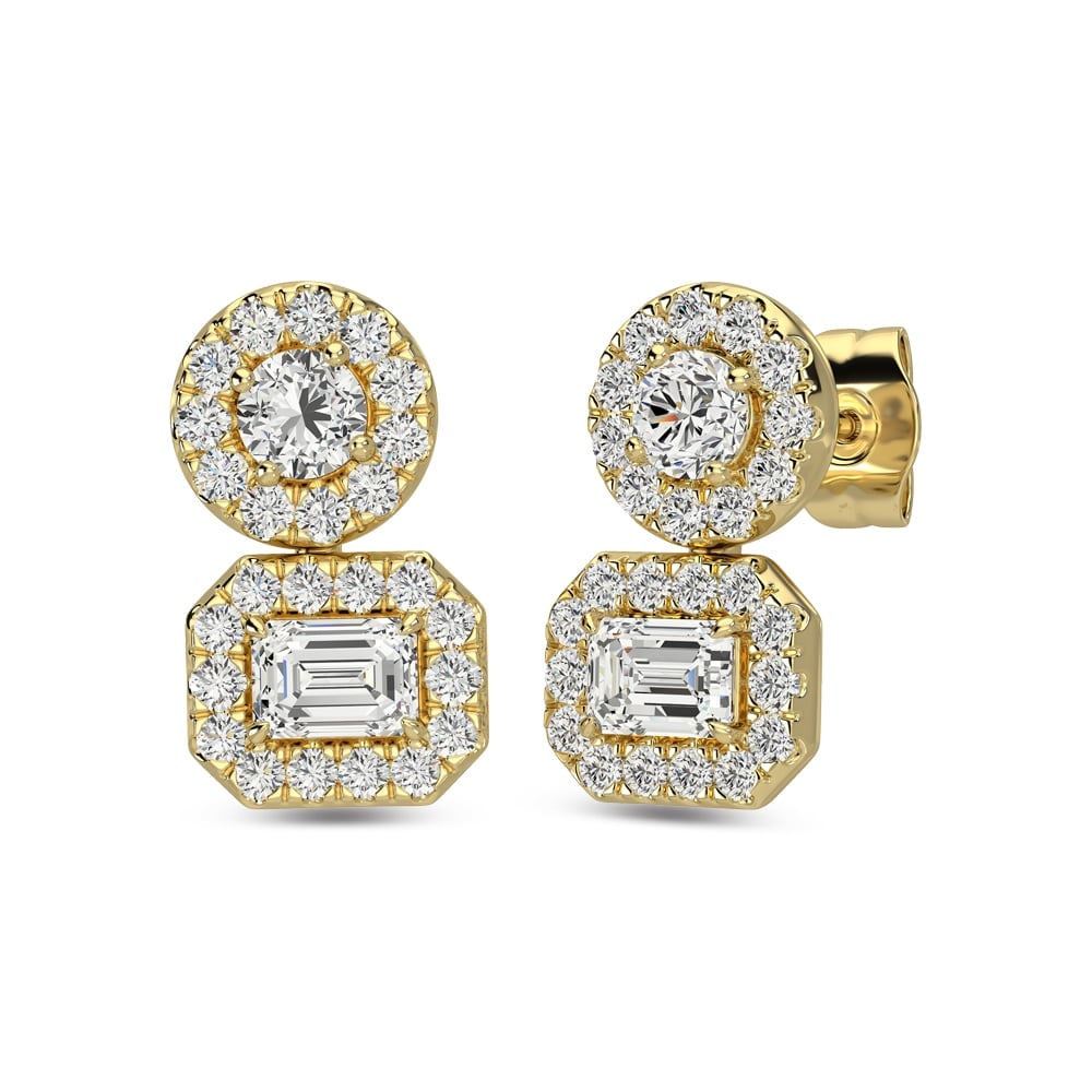 14K Yellow Gold Diamond 3/4 Ct.Tw Fashion Earrings: 14K Yellow Gold Diamond 3/4 Ct.Tw Fashion Earrings 14k Yellow Gold Stone Color: G-h Stone Clarity: Si PLEASE NOTE: Framed, Large, or heavy items do not have shipping costs included. The exact shipping