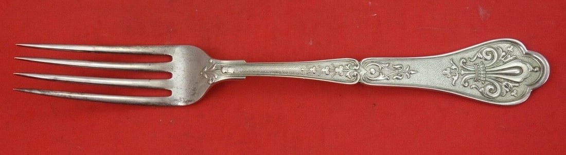 Dominick & Haff Versailles Sterling Silver Dinner Fork 7 7/8": Dominick & Haff Versailles Sterling Silver Dinner Fork 7 7/8" Elevate your dining experience with this exquisite dinner fork from the Versailles pattern by Dominick & Haff. Crafted from high-quality s