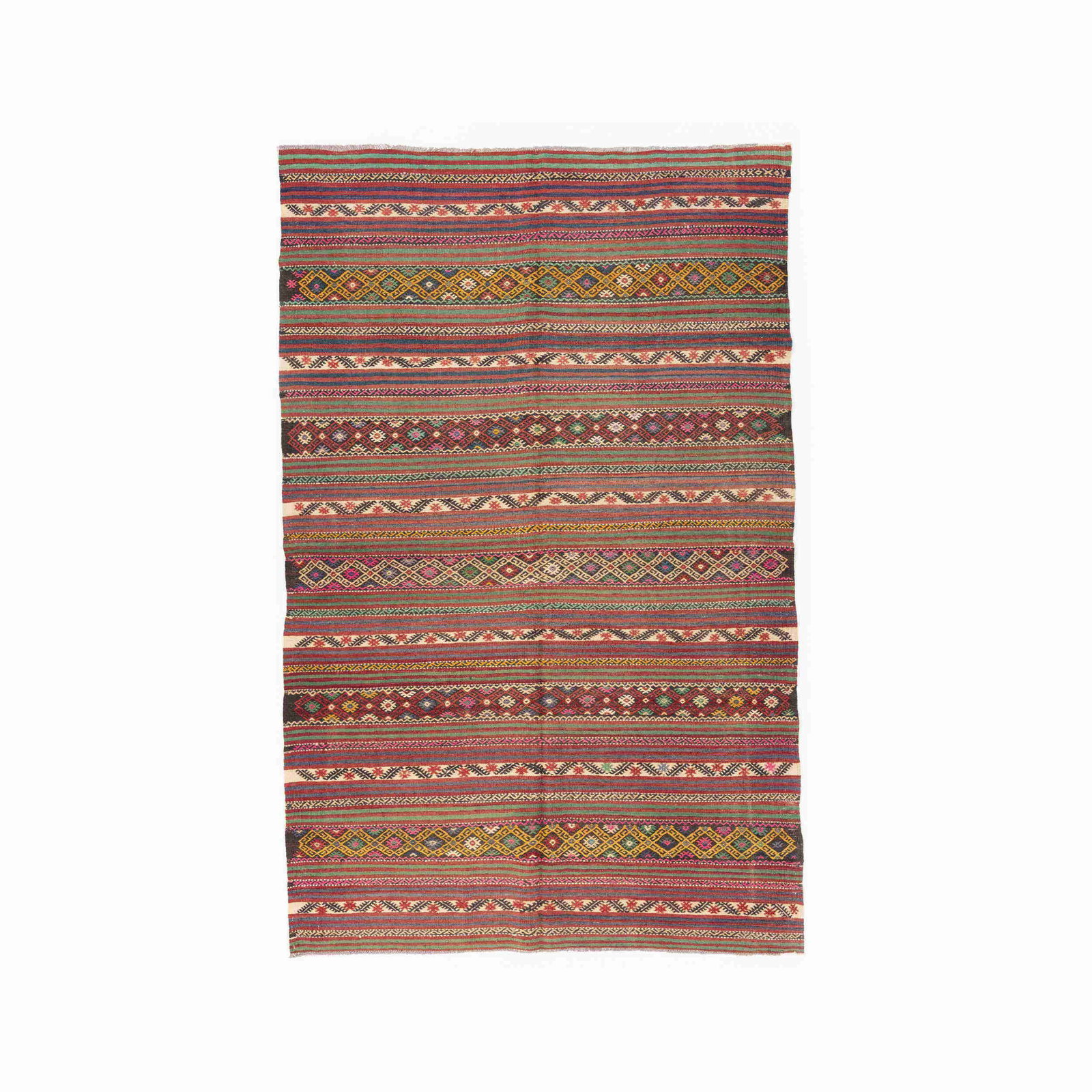 Authentic Handmade Anadol Kilim Wool on Wool 63 x 98.4 (1 of 8)