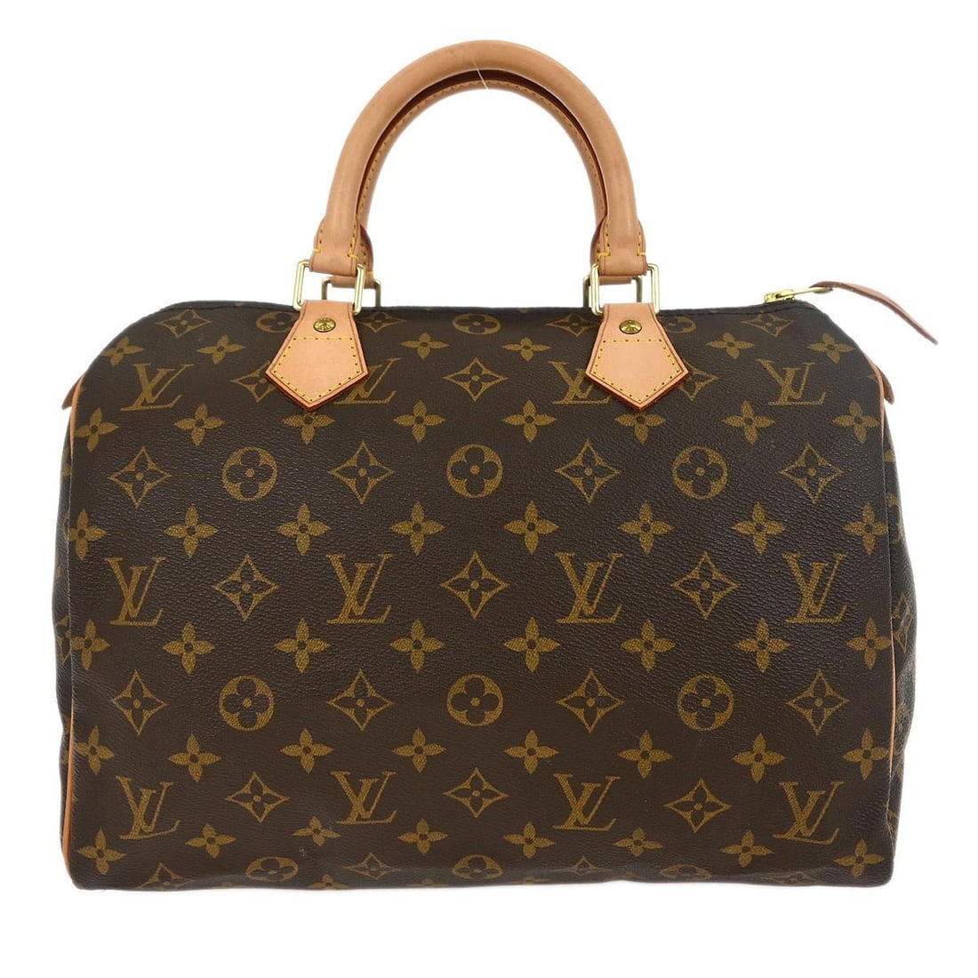 Louis Vuitton Monogram Speedy 30 Handbag M41526 Vintage Leather (1 of 11)