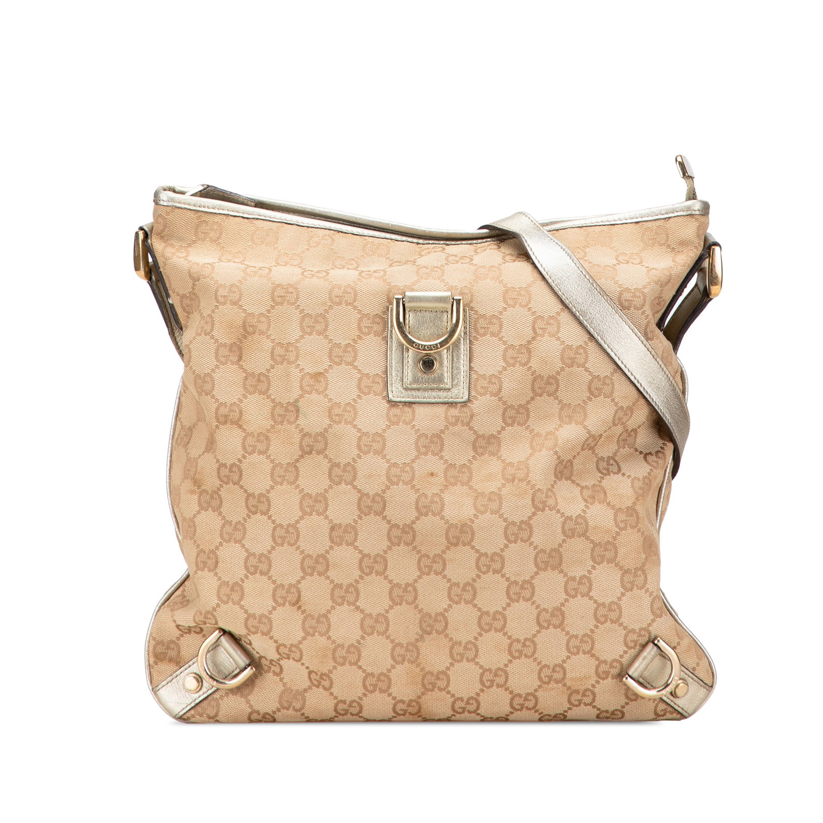 Gucci GG Canvas Abbey D Ring Crossbody Bag in Brown (1 of 10)