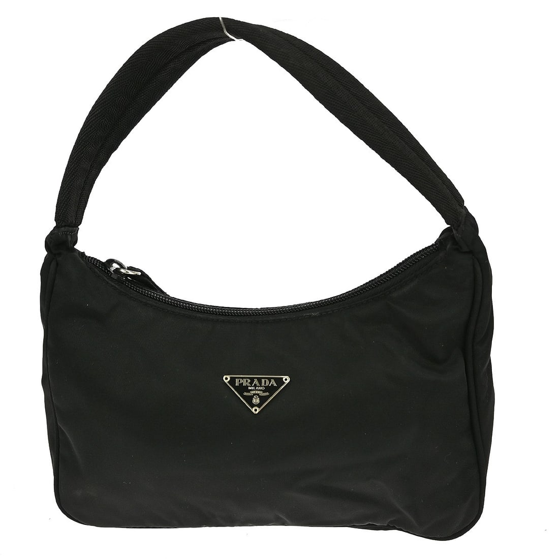 Prada MV515 Small Black Nylon Top Handle Handbag (1 of 8)