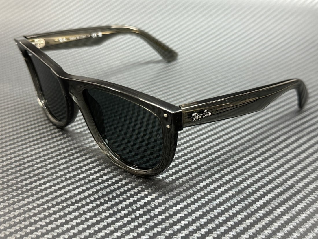 Ray-Ban RBR0502S 6707GR Transparent Dark Grey 50mm Unisex Sunglasses with Authenticity (1 of 4)