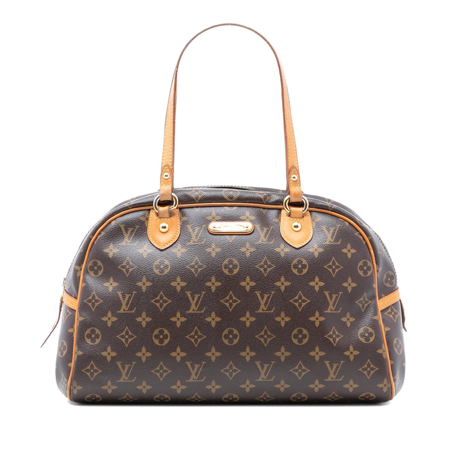 Louis Vuitton Montorgueil GM Brown Monogram Canvas Shoulder Bag (1 of 7)