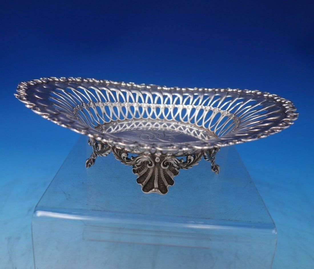 Whiting Gorham Louis XV Sterling Silver Footed Nut Dish #4038 (1 of 8)